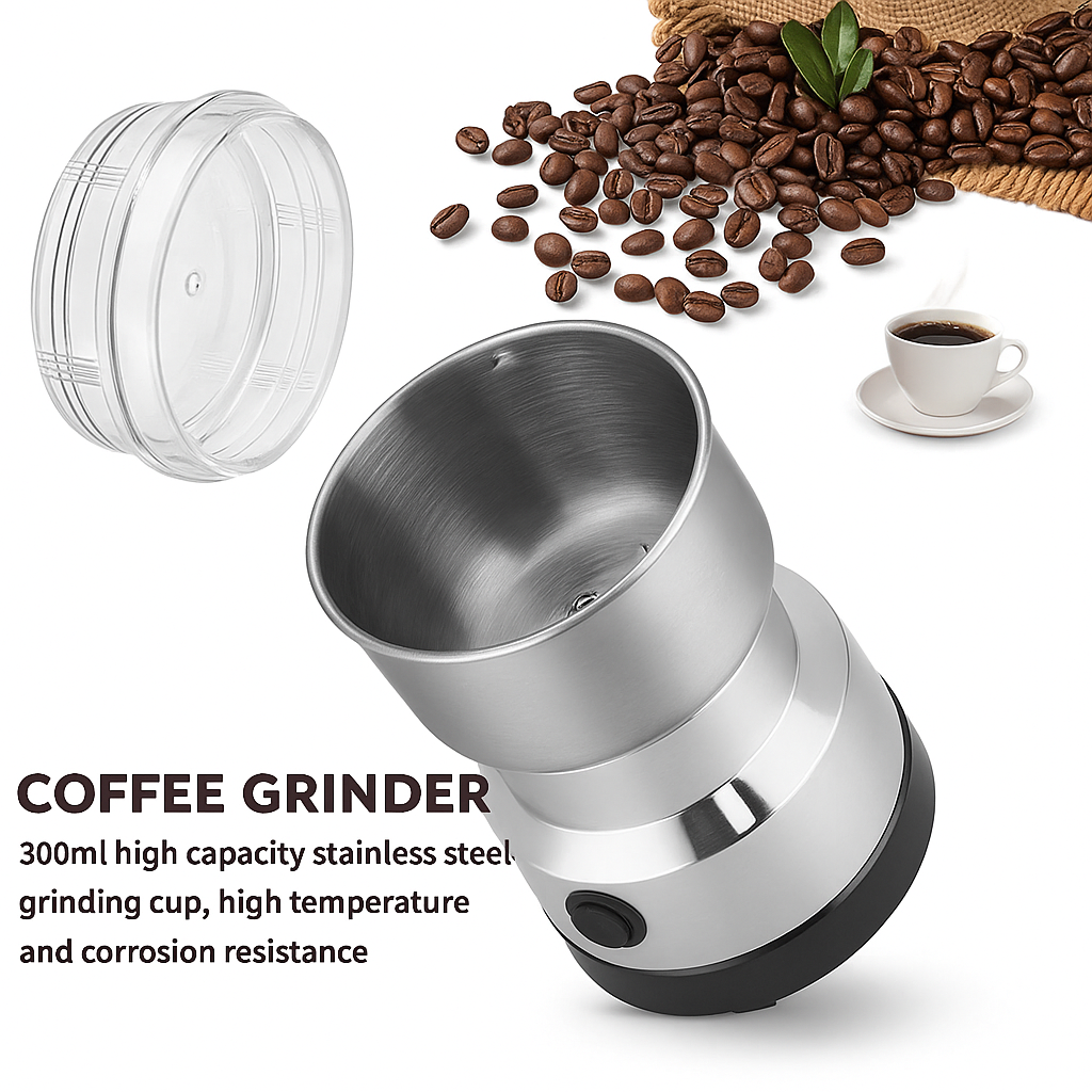 Electric Smash Machine | Multifunction Small Food Grinder Grain Grinder | Portable Coffee Bean Grinder